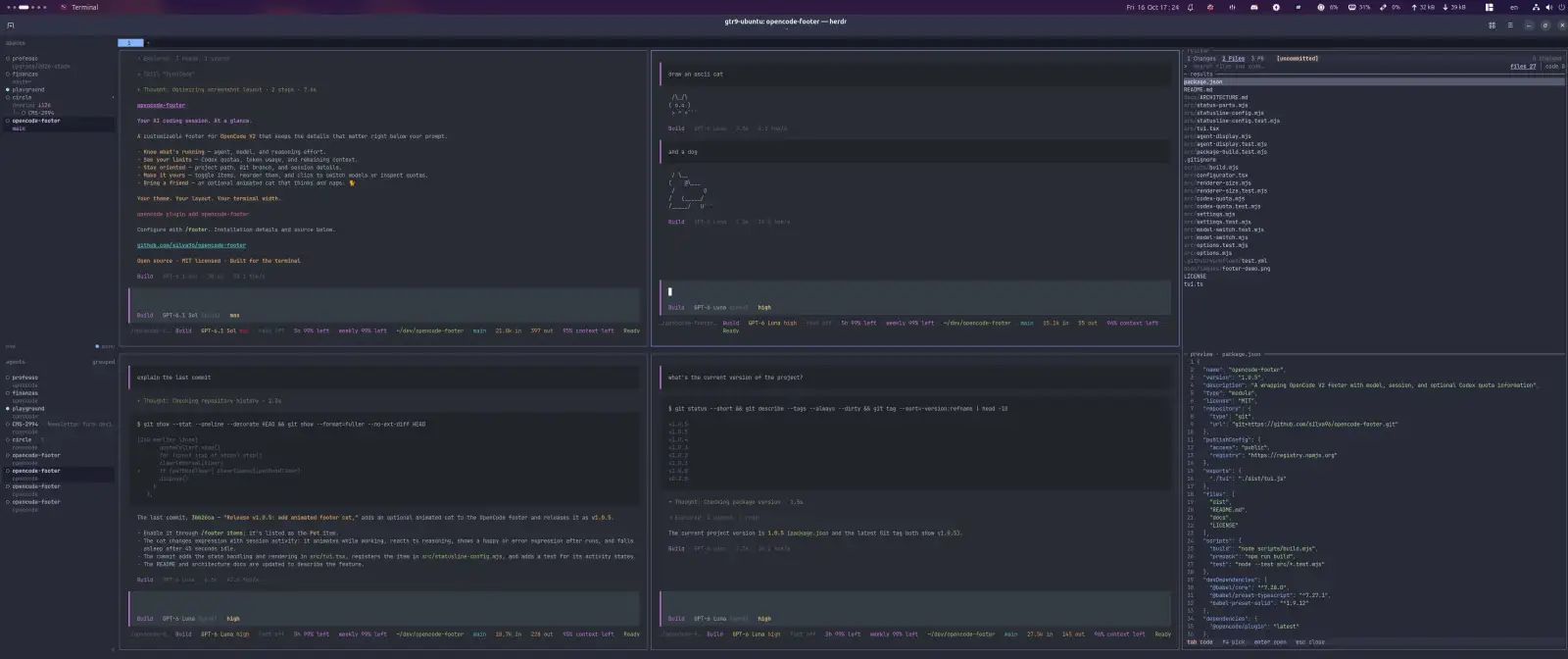 herdr + opencode