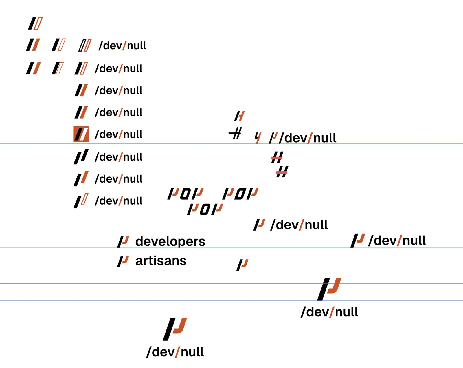Logo /dev/null work in progress.