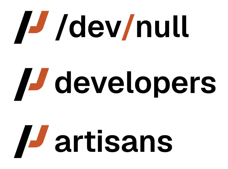 New concept for logo /dev/null.