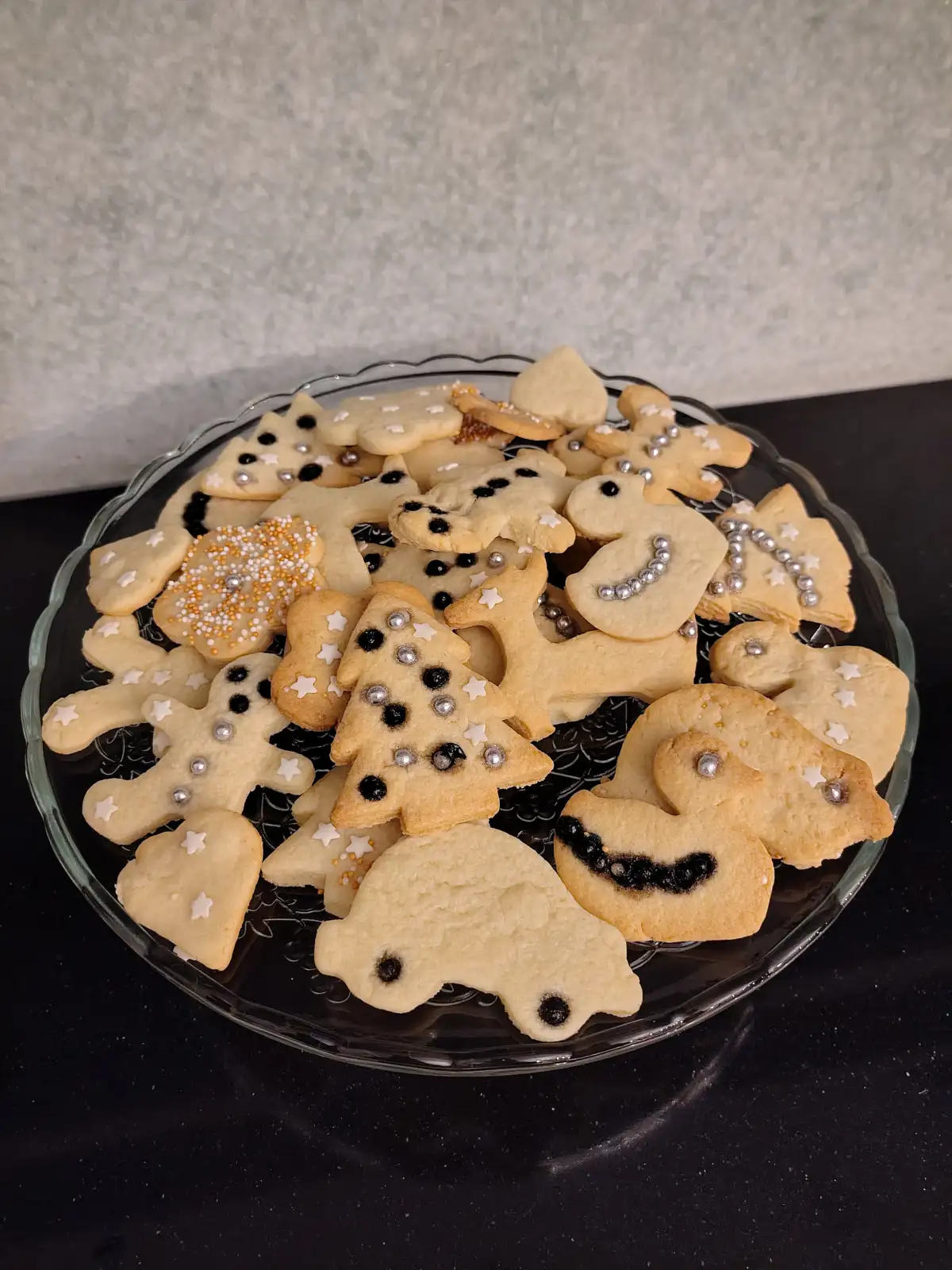 A plate of self made cookies!