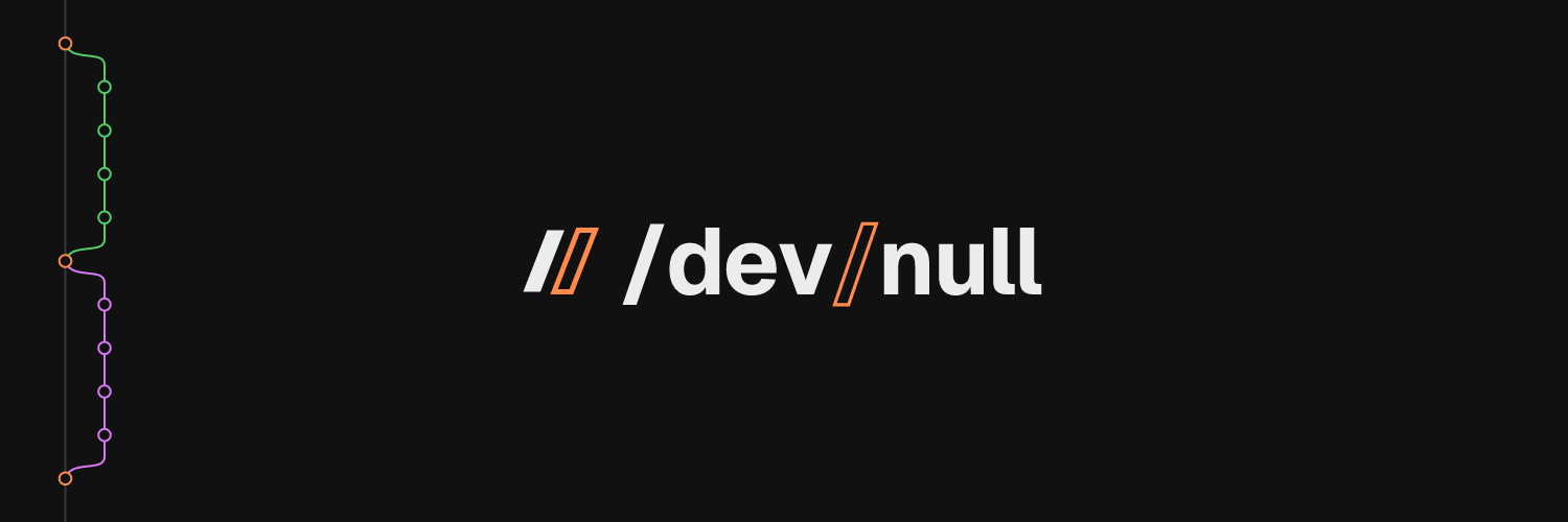 Profile banner, dark